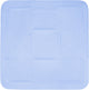 Tapis de douche antidérapant Differnz tutus 55x55xcm bleu