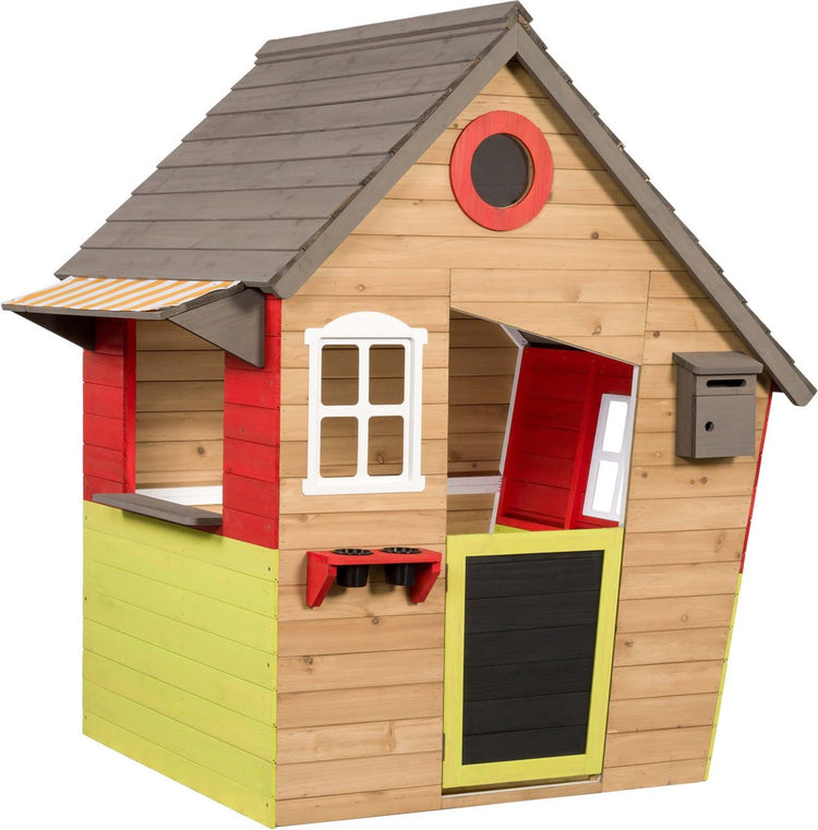 Swinging Swinging Wooden Playhouse Fairytale