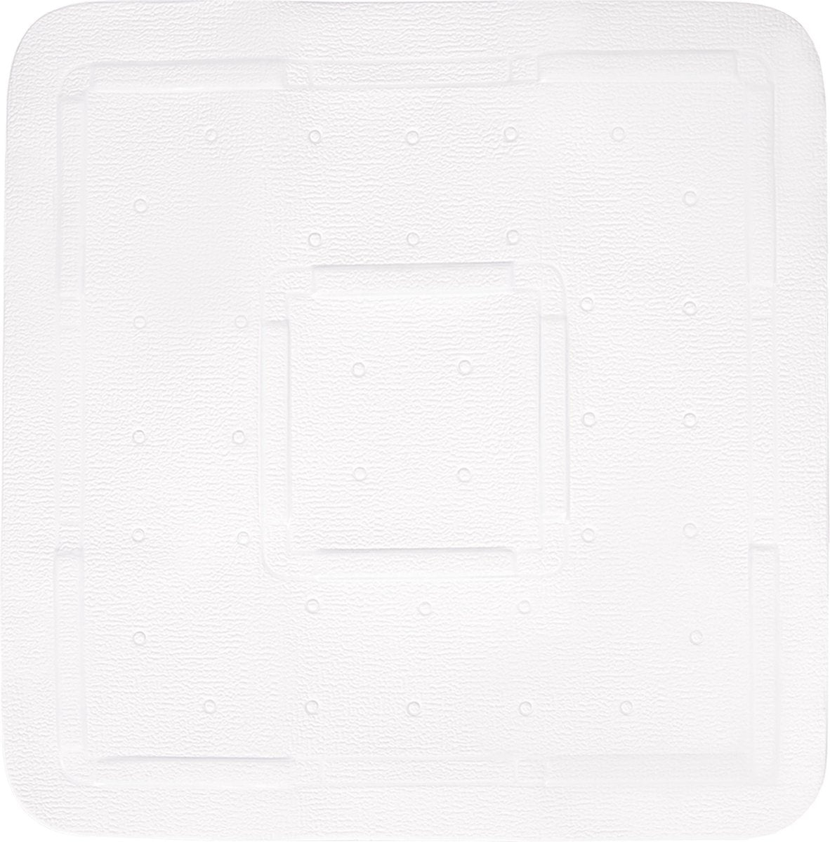 Differnz tutus tapis de douche antidérapant 55x55cm blanc