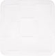 Differnz tutus tapis de douche antidérapant 55x55cm blanc