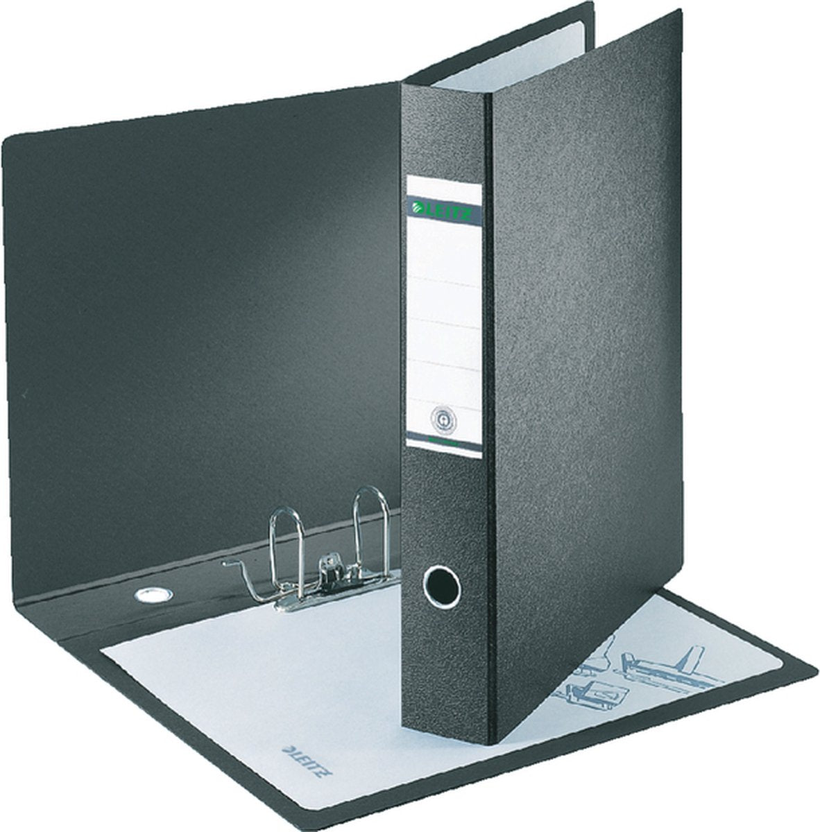Leitz classeur a3 haut carton 1072 noir