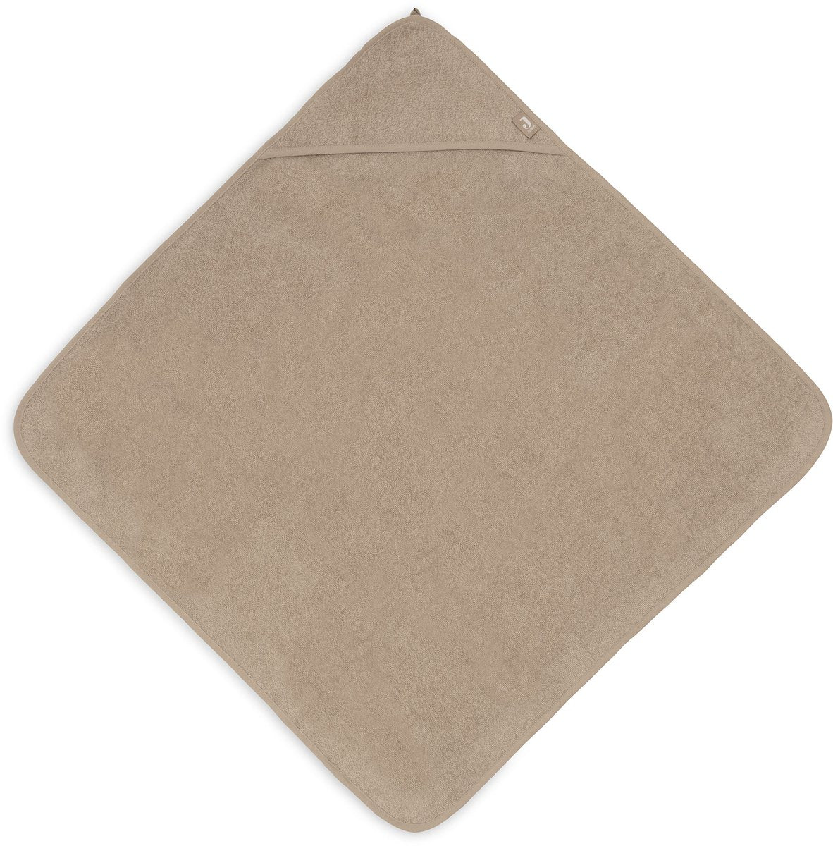 Jollein cape de bain éponge 75x75cm café au lait