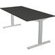 Bureau Kerkmann 11020613 réglable en hauteur anthracite, argent