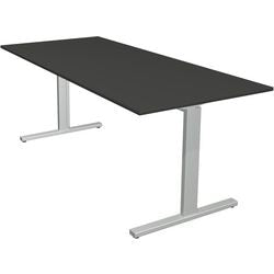 Bureau Kerkmann 11020713 réglable en hauteur anthracite, argent
