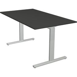 Bureau Kerkmann 11021013 réglable en hauteur anthracite, argent