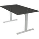 Bureau Kerkmann 11021013 réglable en hauteur anthracite, argent