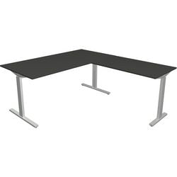 Bureau Kerkmann 11023013 forme 2 anthracite, argent