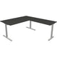 Bureau Kerkmann 11023013 forme 2 anthracite, argent
