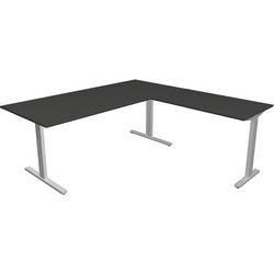 Bureau Kerkmann 11023113 forme 2 anthracite, argent