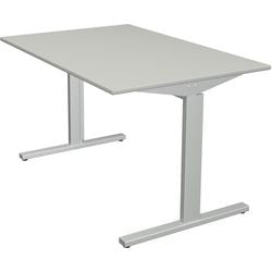 Bureau Kerkmann 11020411 réglable en hauteur gris clair, argent