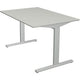 Bureau Kerkmann 11020411 réglable en hauteur gris clair, argent