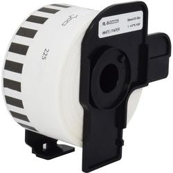 Rouleau d'étiquettes rl-b-d22225t 30480mm blanc, noir