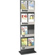 Kerkmann porte-brochures 41659615 acier anthracite
