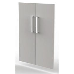 Kerkmann portes d'armoire 13465411 forme 4 gris clair