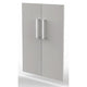 Kerkmann portes d'armoire 13465411 forme 4 gris clair