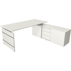 Bureau Kerkmann 11446010 bureau d'angle blanc