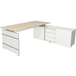 Bureau Kerkmann 11447150 bureau d'angle graphite