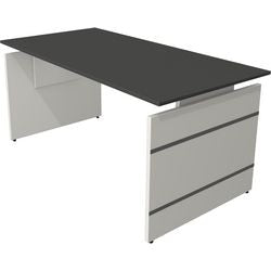 Kerkmann bureau assis-debout 114426.1 rectangulaire anthracite