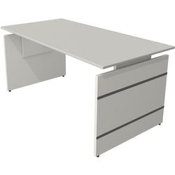 Kerkmann bureau assis-debout 11466511 rectangulaire gris clair