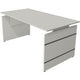 Kerkmann bureau assis-debout 11466511 rectangulaire gris clair