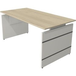 Kerkmann bureau assis-debout 11464050 rectangulaire érable