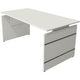 Kerkmann bureau assis-debout 114418.1 rectangulaire blanc