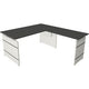 Kerkmann bureau assis-debout 11465013 bureau d'angle anthracite