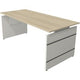 Kerkmann bureau assis-debout 11464150 rectangulaire érable