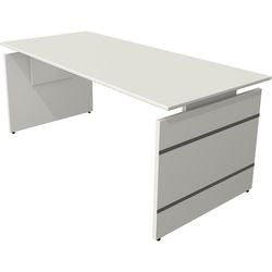 Kerkmann bureau assis-debout 114416.1 rectangulaire blanc