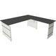 Bureau assis-debout Kerkmann 11465613 bureau d'angle anthracite