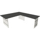 Bureau assis-debout Kerkmann 11466213 bureau d'angle anthracite