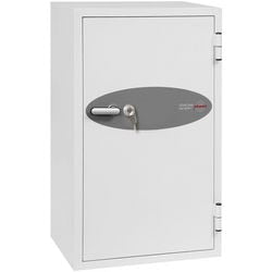 Coffre-fort pour données Phoenix FS0444K, serrure à clé blanc