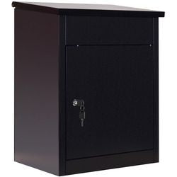 Boîte aux lettres phoenix pb0581bk serrure à clé noir