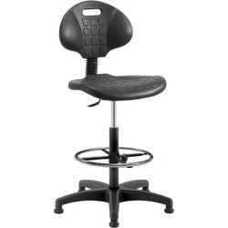 Chaise de bureau teknik 03 1tkn03lmbpun en plastique noir