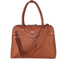 Sac ordinateur socha so-diamond-couture-cc cuir cognac