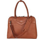 Sac ordinateur socha so-diamond-couture-cc cuir cognac