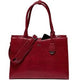 Sac ordinateur portable socha so-midi-croco-bordeaux cuir artificiel bordeaux