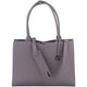 Sac pour ordinateur portable socha so-midi-mud cuir artificiel gris