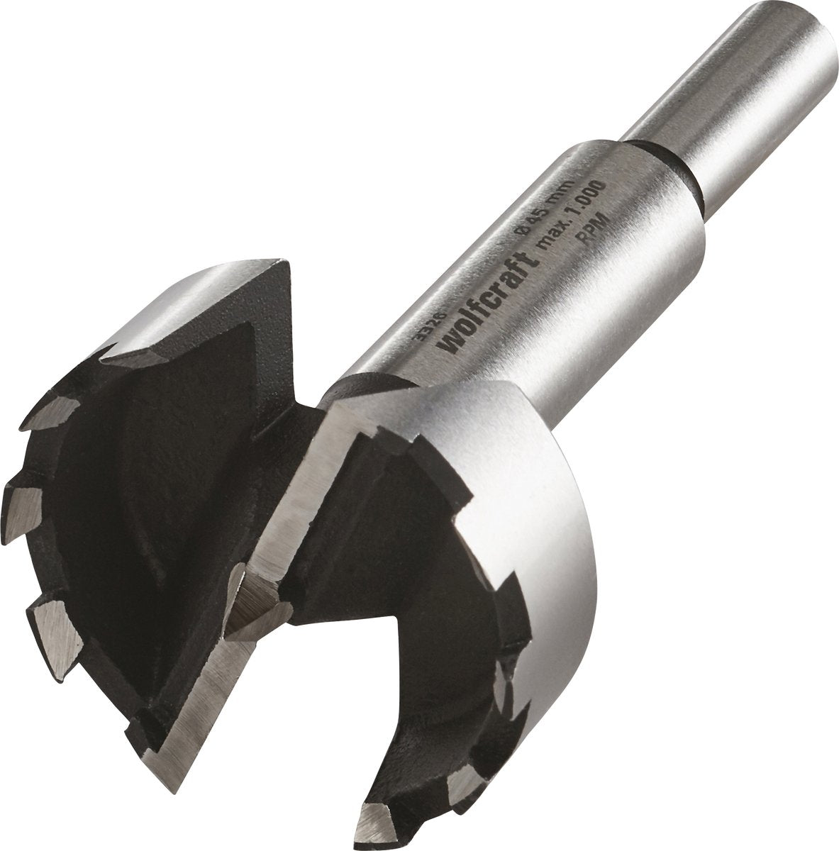 Wolfcraft - foret à charnière 45 mm - foret forstner - foret cylindrique à bois - 3326000