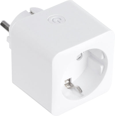 Prise adaptateur Q-link - mise à la terre - compteur WiFi - 16a - blanc