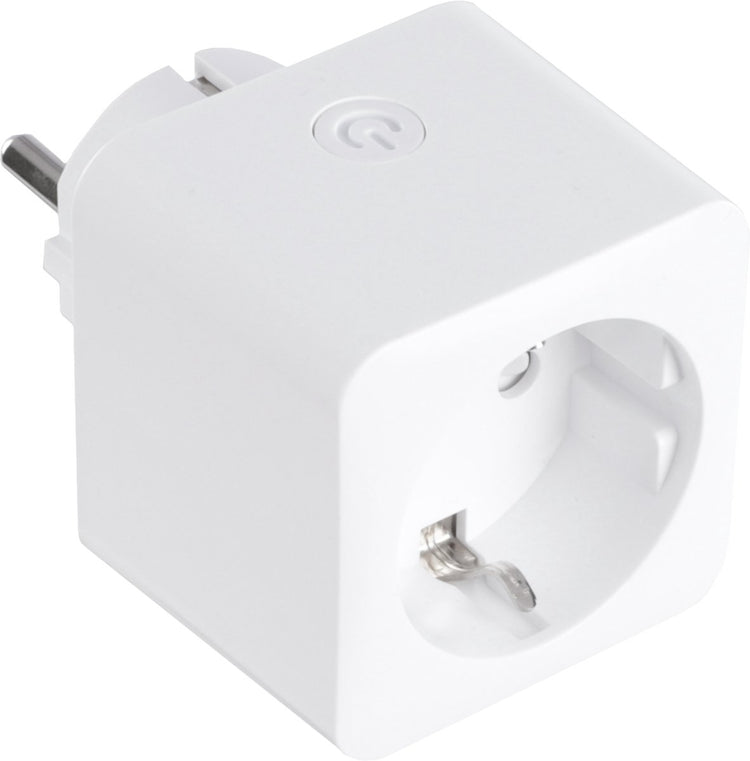 Prise adaptateur Q-link - mise à la terre - compteur WiFi - 16a - blanc