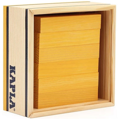 Kapla - couleur - jouets de construction - jaune - 40 planches