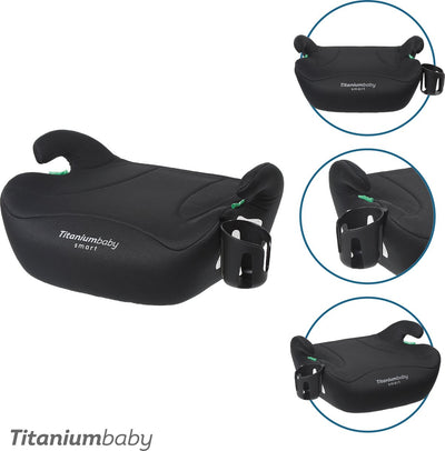 Titanium baby Siège d'appoint Titaniumbaby Smart Ivar - Compatible i-size - à partir de 125 cm - avec porte-gobelet