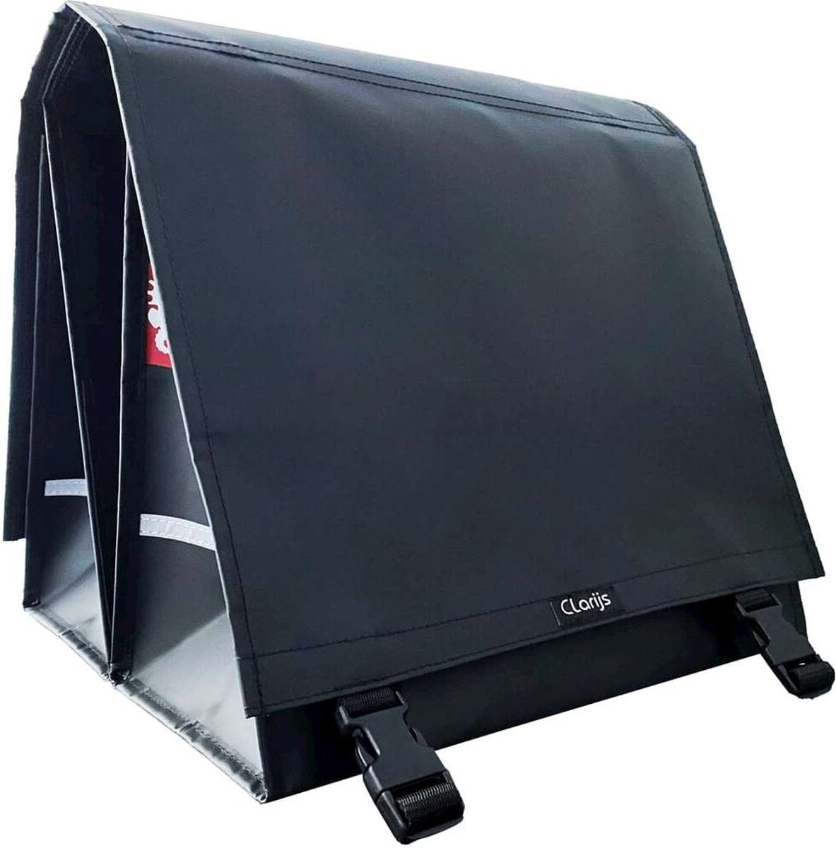 Clarijs Bicyle Bag Double XL PVC 46L avec récréation Matt Black