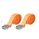 Sangles de tension Carpoint - longueur 4,5 mètres - largeur 25 mm - fermeture à pince - jusqu'à 250 kg - avec label de qualité TüV GS - 2 pièces