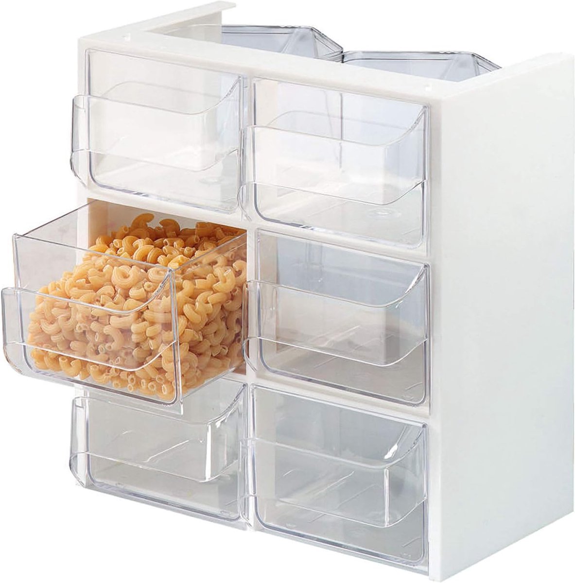 Pichet verseur Westmark, avec six gobelets verseurs, capacité : 1 l chacun, plastique, venezia, blanc transparent, 78052240