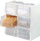 Pichet verseur Westmark, avec six gobelets verseurs, capacité : 1 l chacun, plastique, venezia, blanc transparent, 78052240
