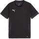 Puma teamgoal matchday jersey jr chemise de sport unisexe - noir-blanc-gris foncé plat