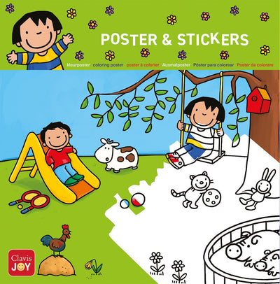 Clavis affiche à colorier Anna et le printemps