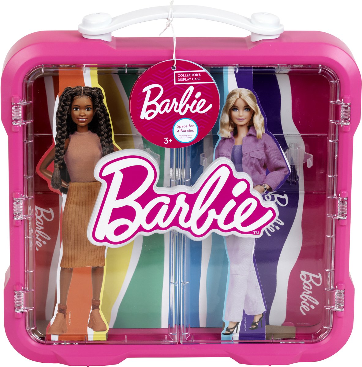 Petits jouets barbie - présentoir pour 4 barbies - incl. éclairage